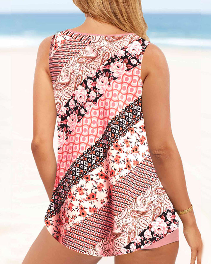 Betty - Luźny Tankini Plażowy