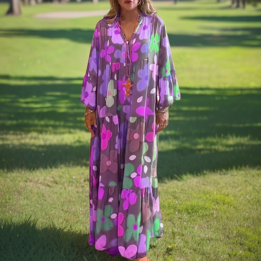 Blossom™ | Sukienka z dzwonowymi rękawami