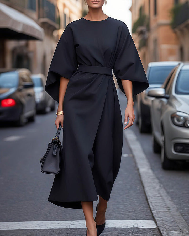 Magdalena | Elegancka sukienka z szerokimi rękawami
