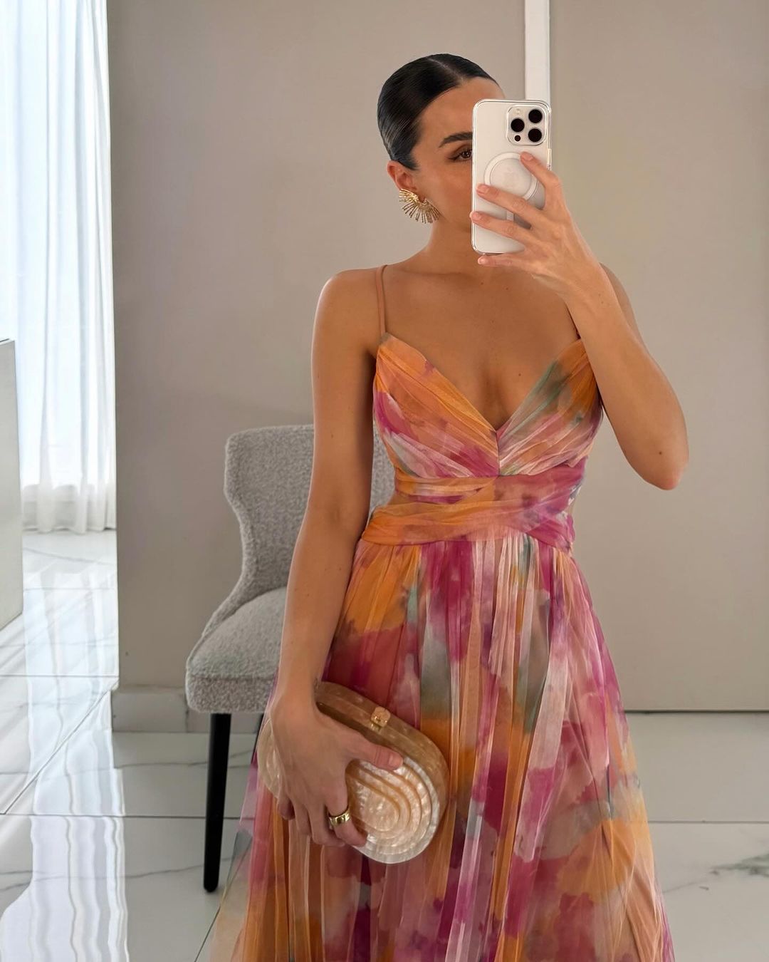 Karolina | Magiczna sukienka maxi w kwiaty