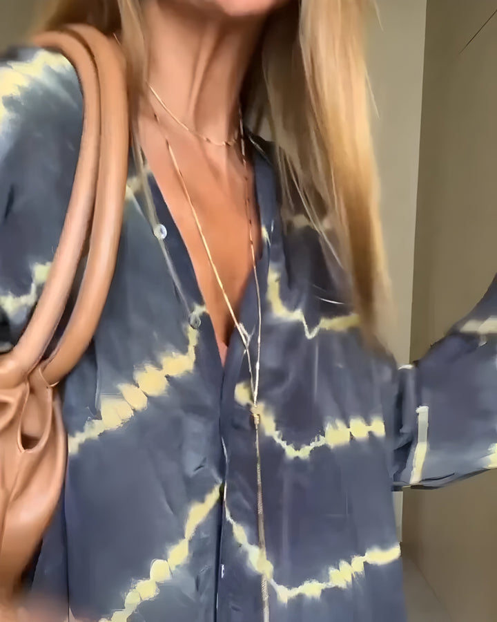 Liliana | Sukienka maxi w paski boho