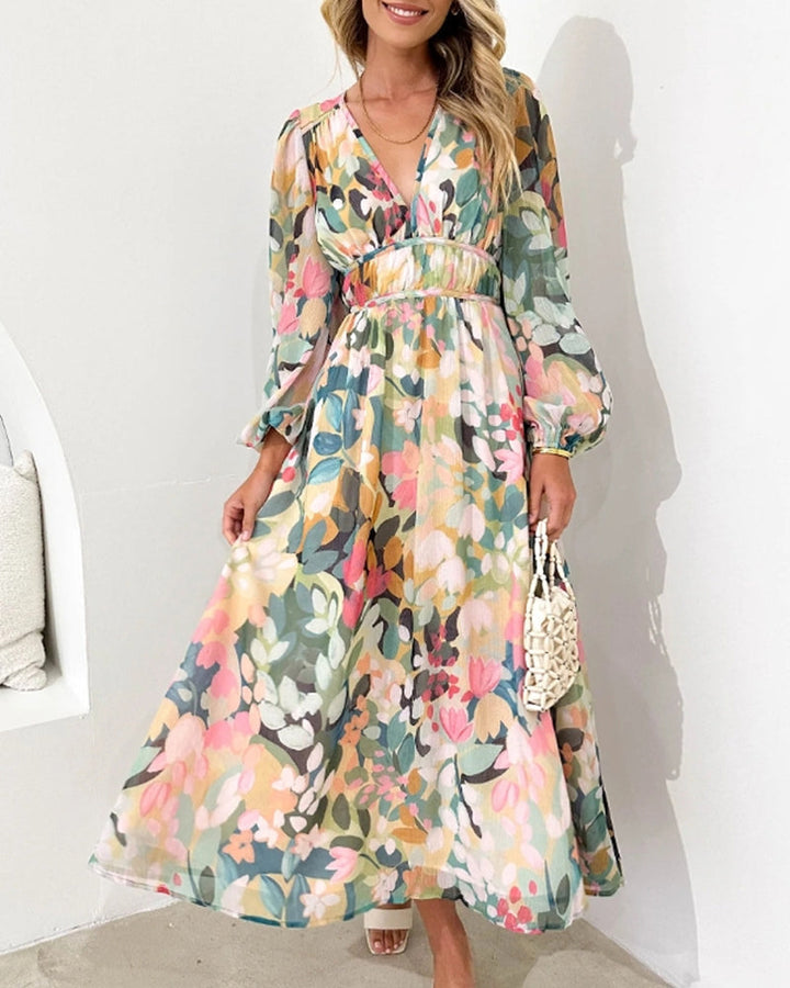 Carlotta™ | Elegancka Sukienka Kwiatowa