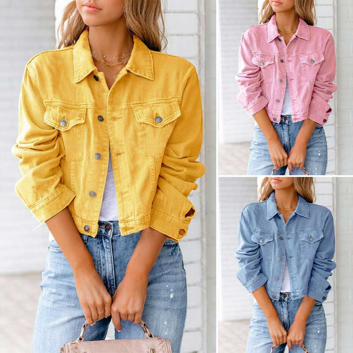 Elise Leroy Petals Denim Kurtka