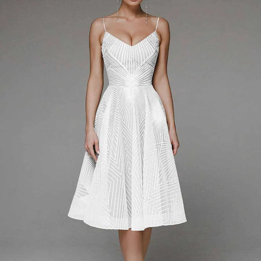 Larra™ | Elegancka sukienka z odkrytymi plecami