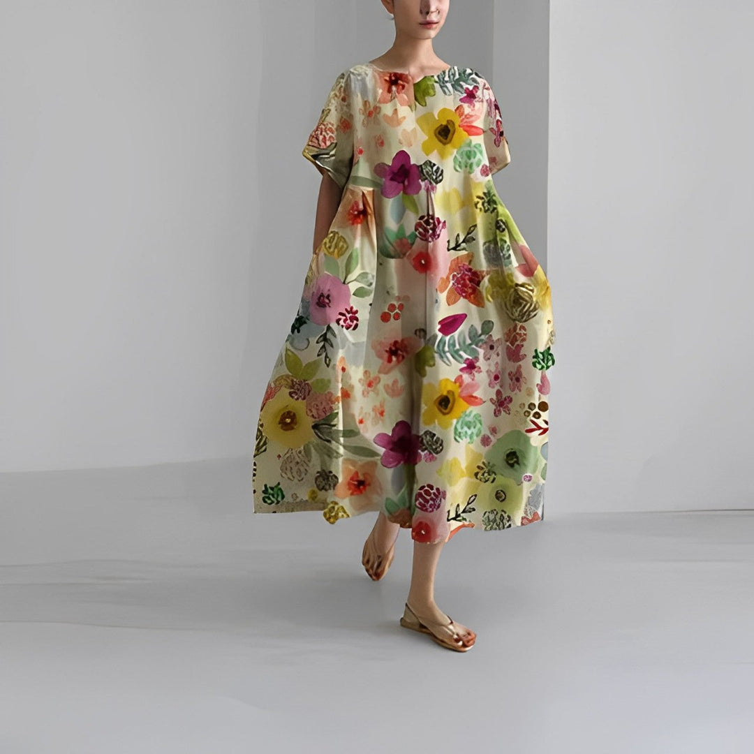 Rosa™ | Boho Sukienka Kwiatowa