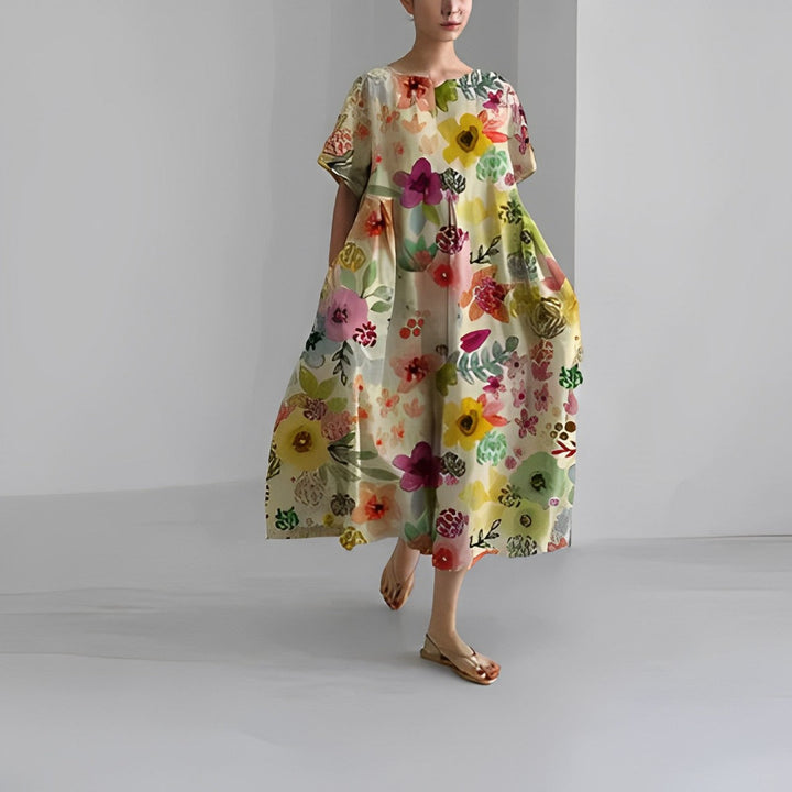 Rosa™ | Boho Sukienka Kwiatowa