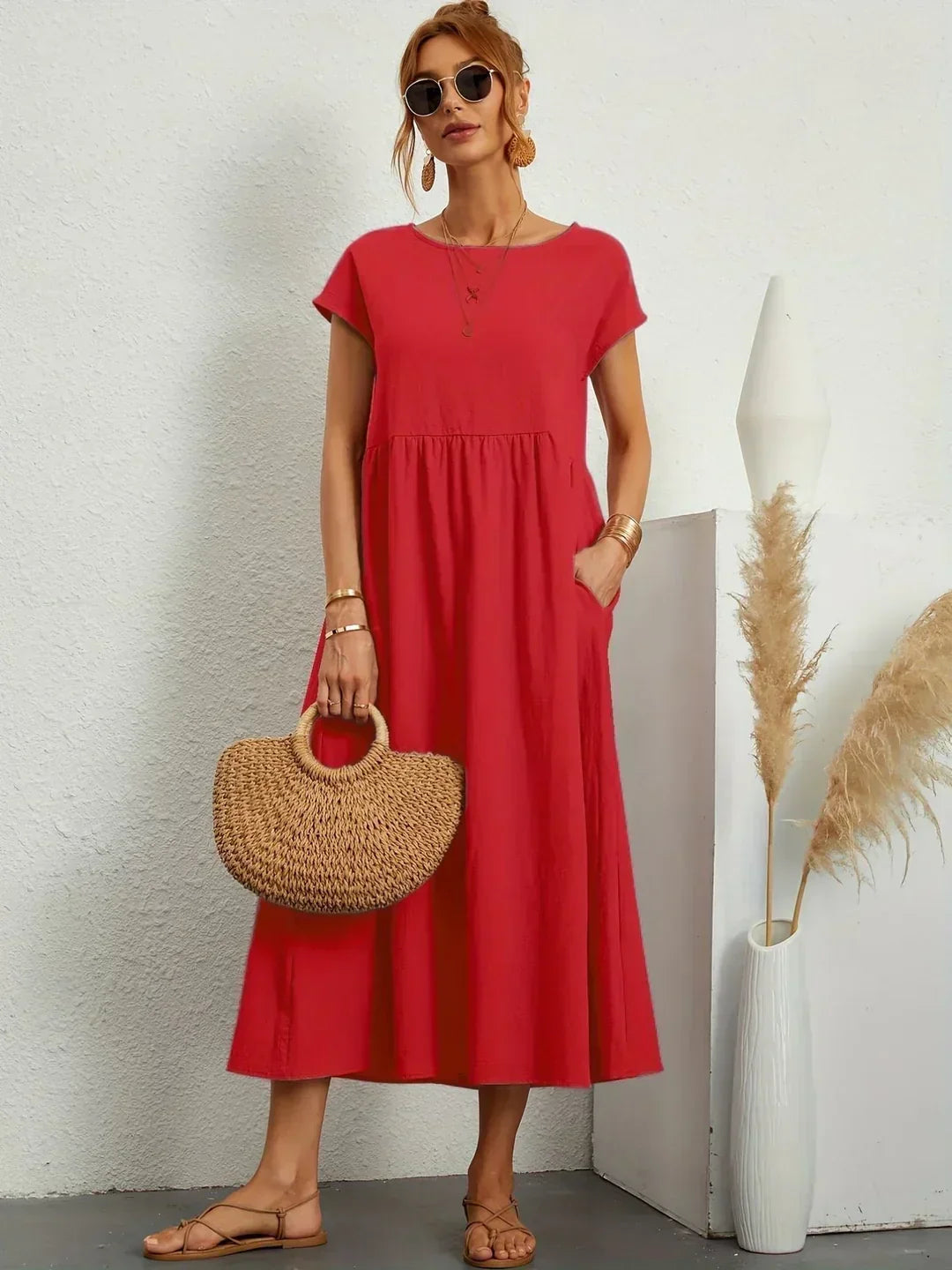 Cindy | Stylowa Casual Maxi Sukienka