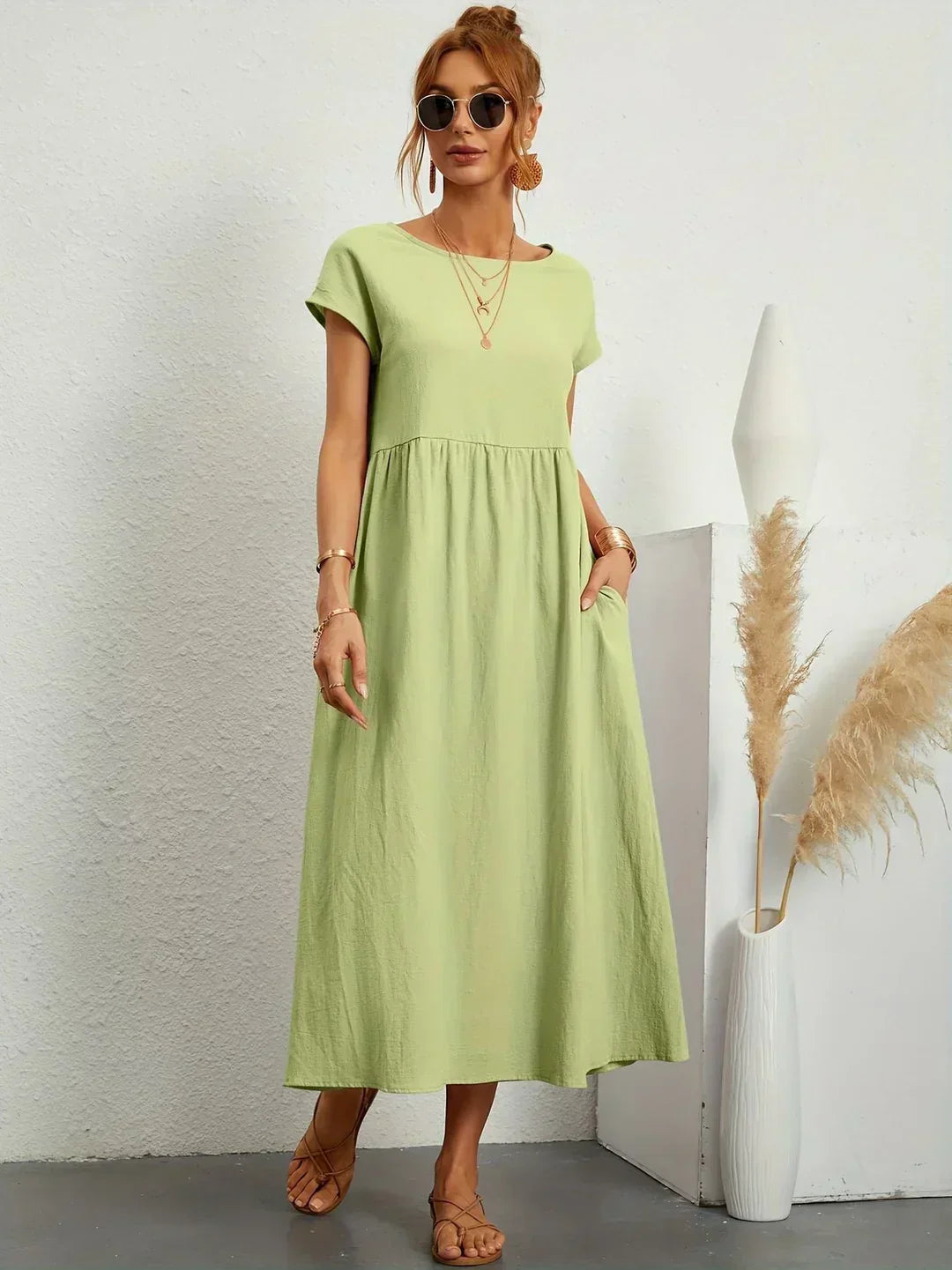 Cindy | Stylowa Casual Maxi Sukienka