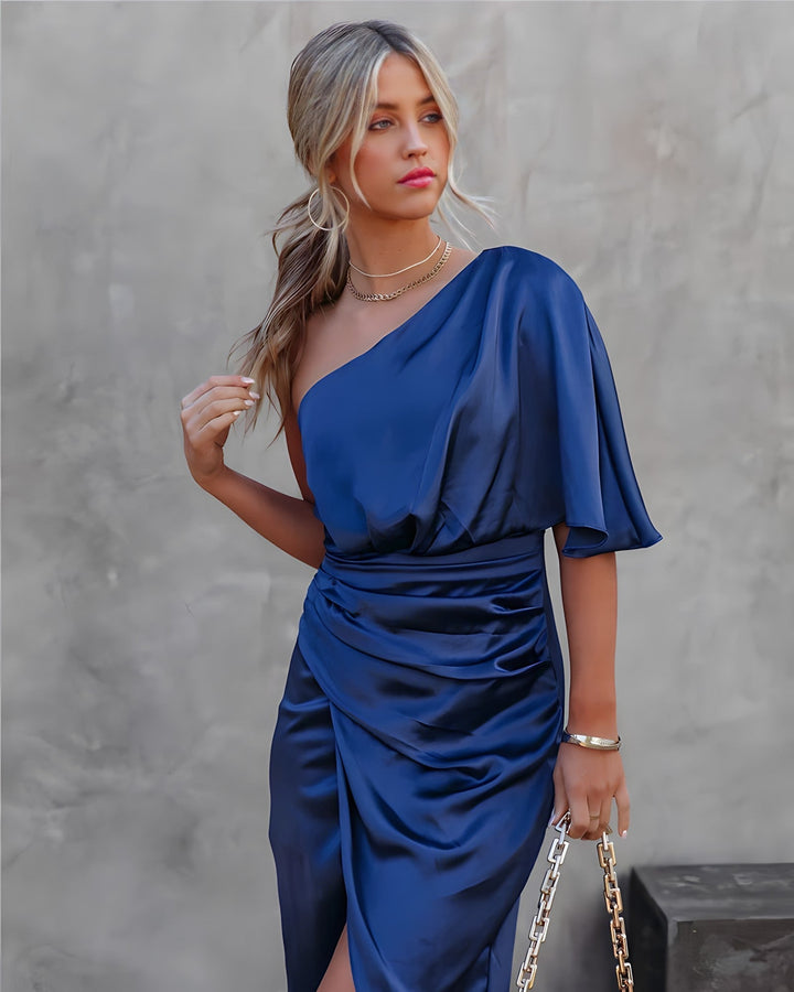 Allegra™ | Elegancka sukienka wieczorowa z jedwabiu