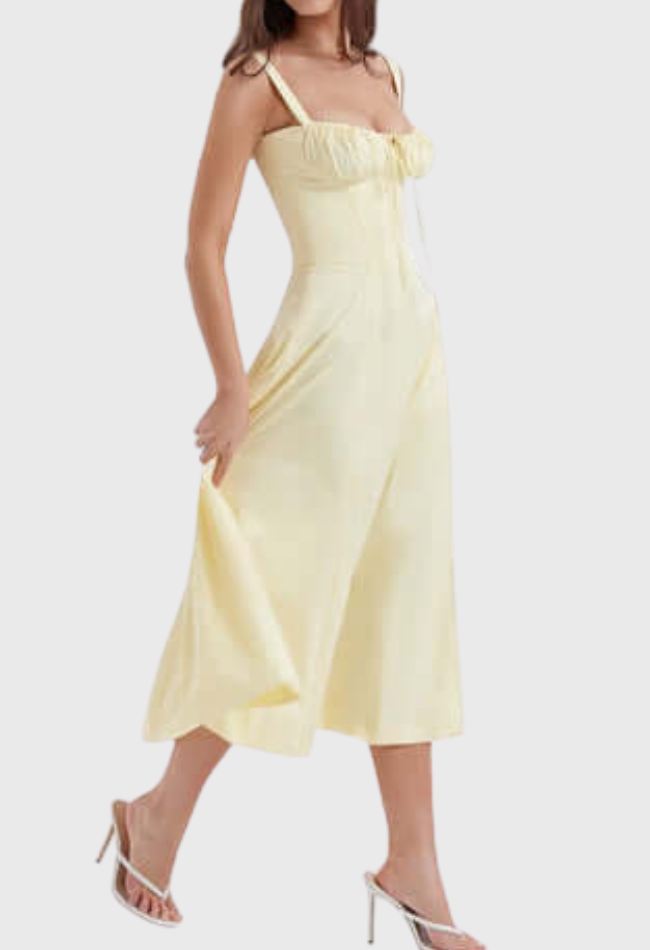 Carméa™ | Sukienka bustier z modelowaniem talii