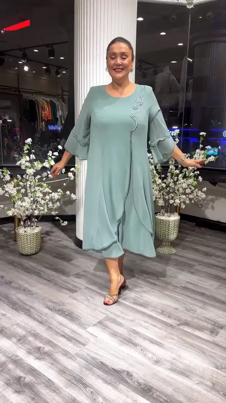 Marzenna | Sukienka midi – Szept Elegancji