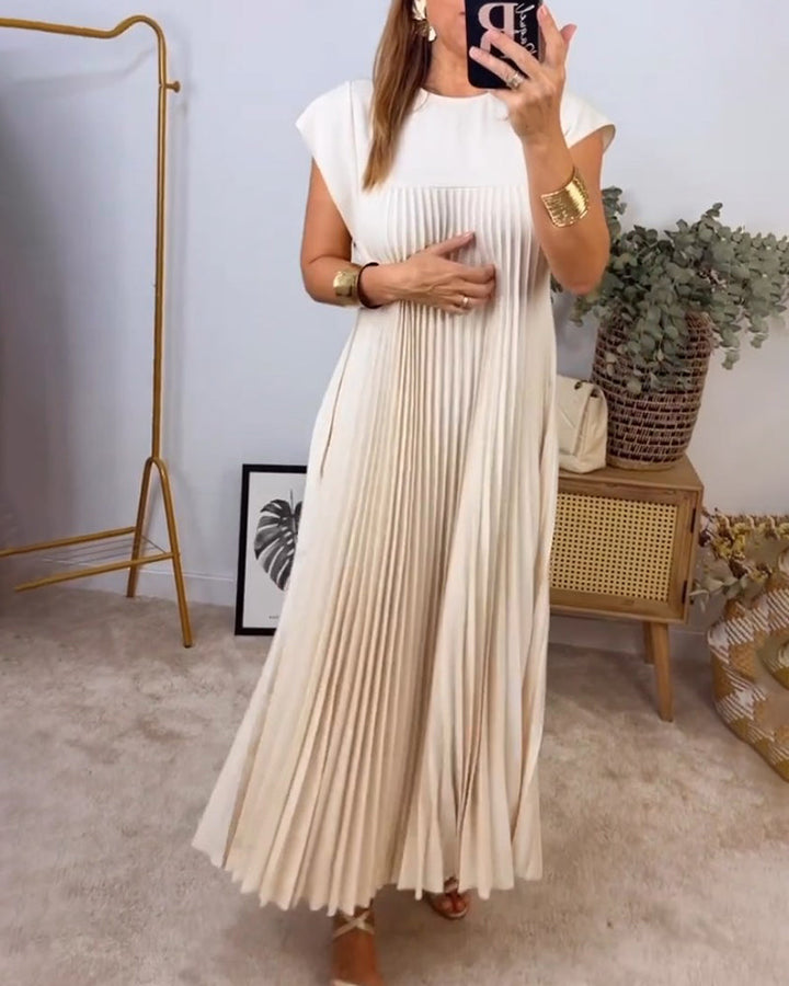 Camilla™ | Sukienka bez rękawów z eleganckimi fałdami