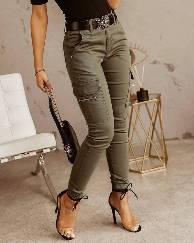 Mira™ | Damskie Jeansy Cargo