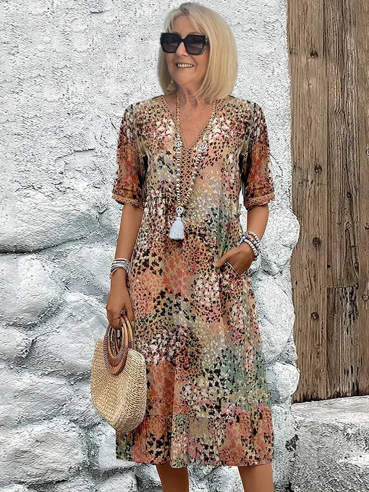 Elegancka Midi Sukienka