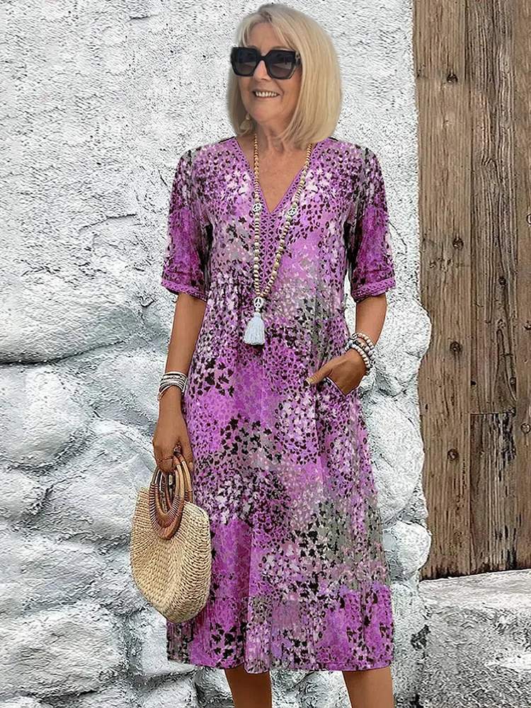 Elegancka Midi Sukienka