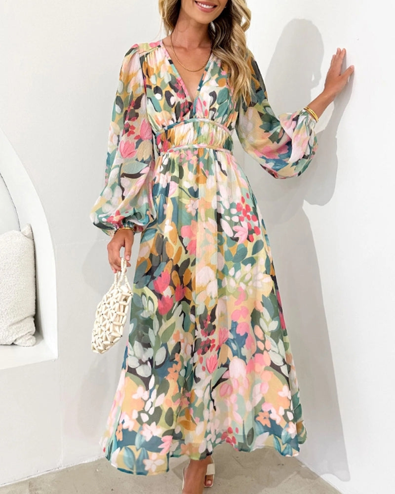 Carlotta™ | Elegancka Sukienka Kwiatowa
