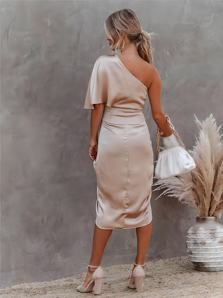 Allegra™ | Elegancka sukienka wieczorowa z jedwabiu